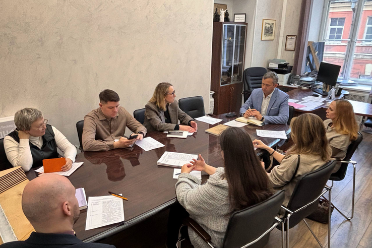 В Комитете обсудили создание цифровой выставки к юбилеям Ленинградской области и СПбГАСУ