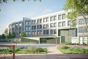 В Новоселье появится современная школа на 850 мест с муралом лебедя-кликуна