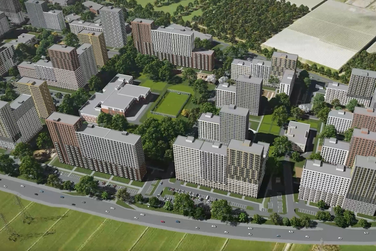 Концепция развития Новосаратовки от архитектурного бюро «А.Лен»