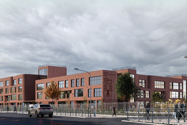 В Новосергиевке появится современная школа на 925 мест с «научным» муралом