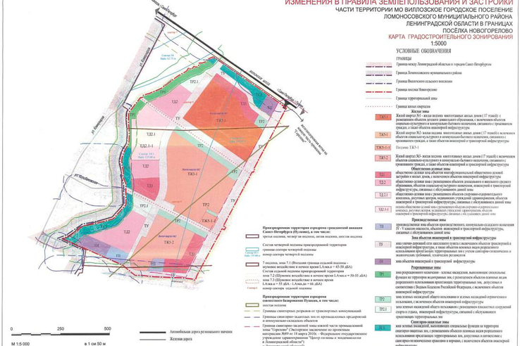 В Виллозском городском поселении внесены изменения в ПЗЗ в целях строительства социальных объектов в п. Новогорелово.