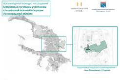Архитектурный конкурс на создание Мемориала погибшим участникам специальной военной операции Ленинградской области (завершён)