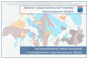 Актуализирована схема поселений с требованиями к архитектурному облику