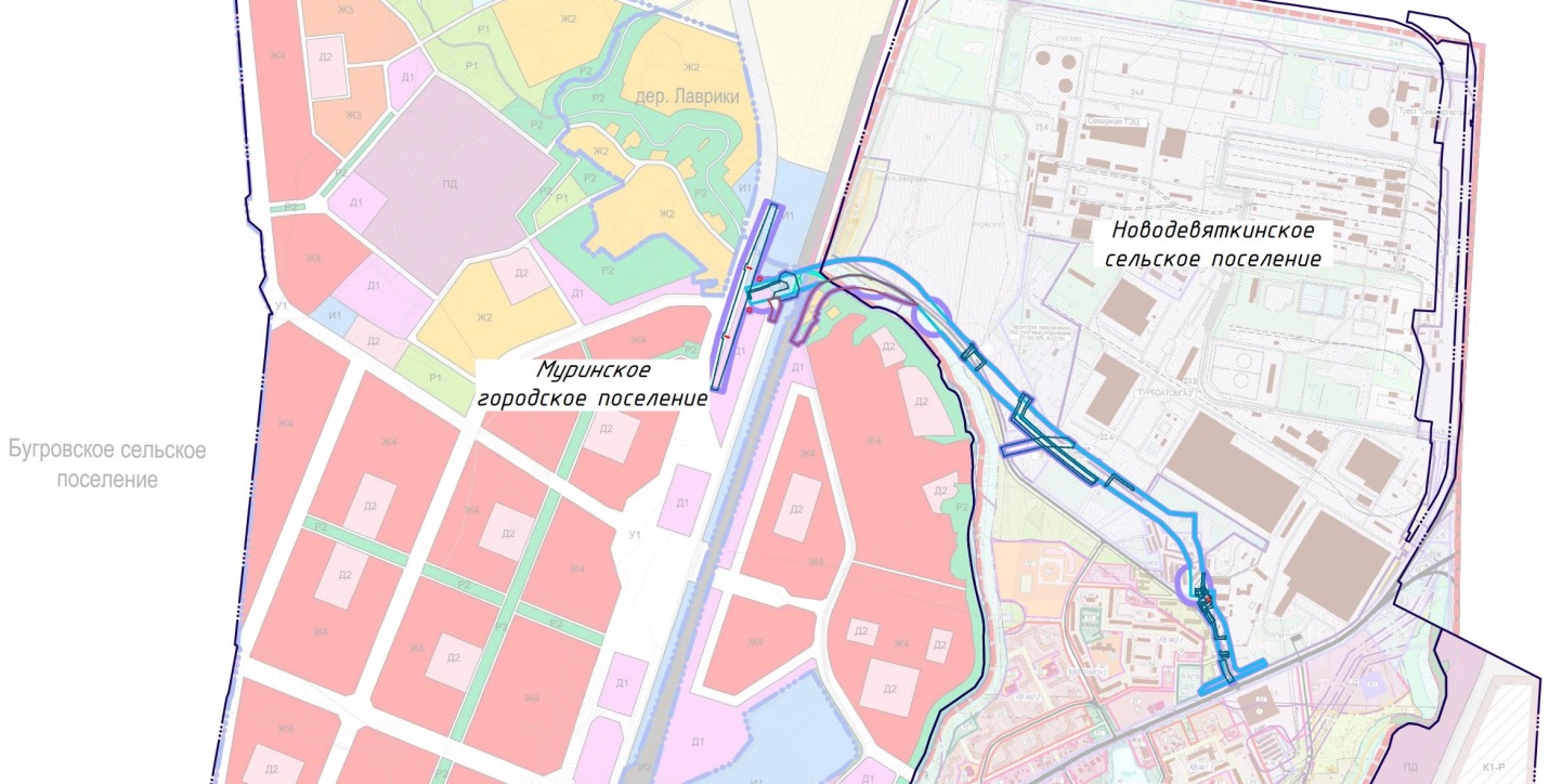 План застройки мурино на 2025 год карта